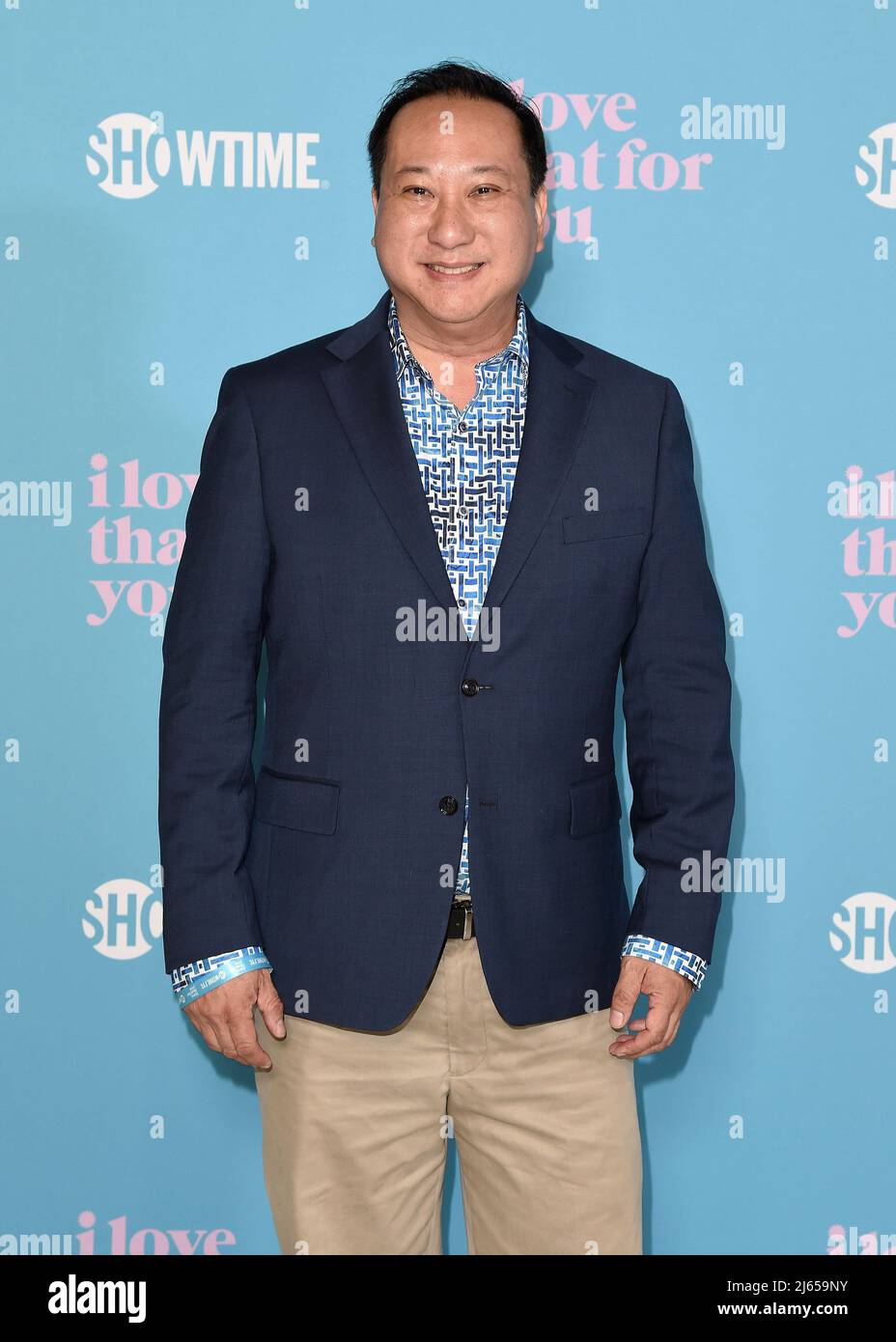 Christopher Chen walking on the red carpet at the premiere of Showtime