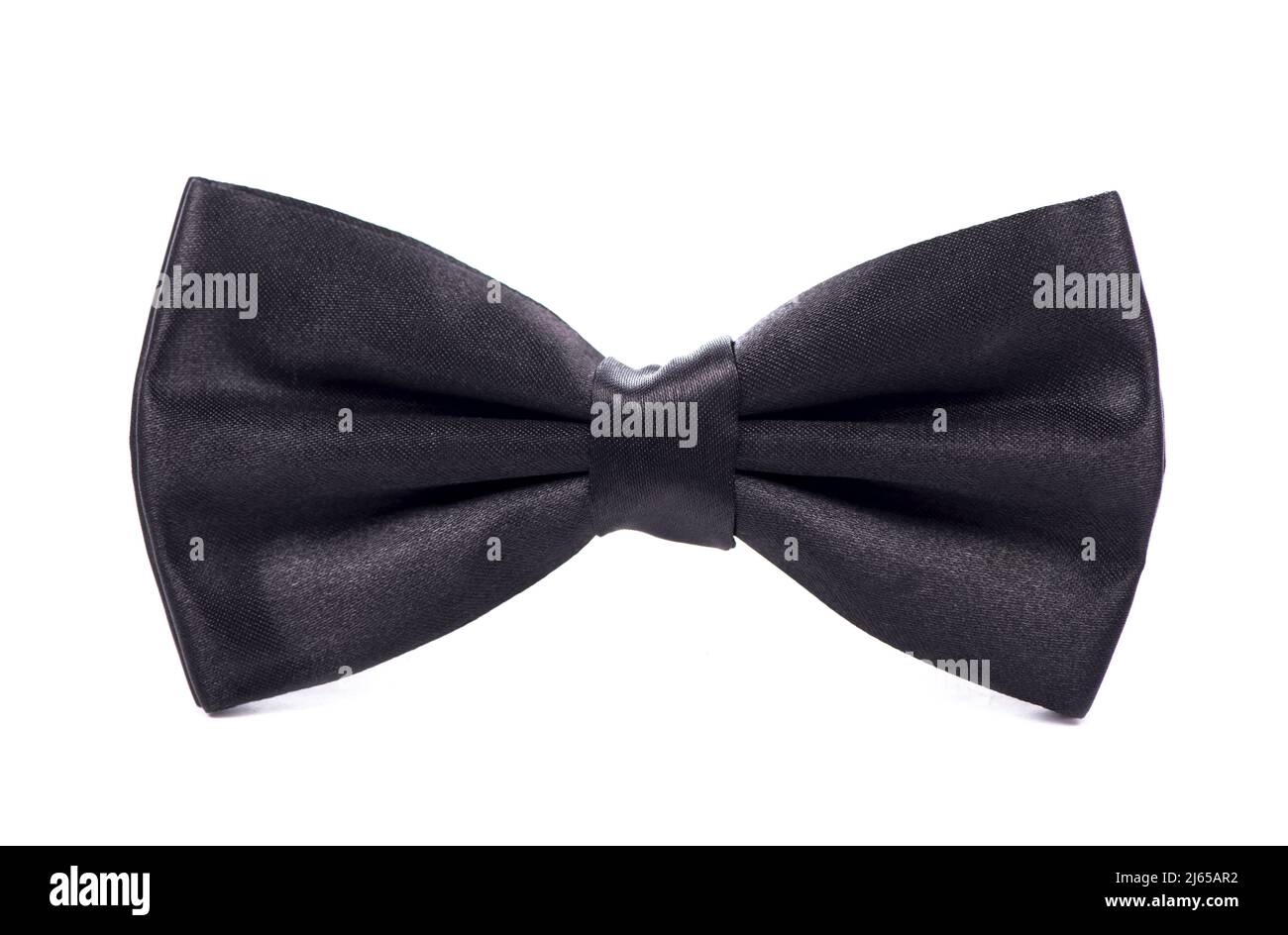 Black bow tie isolated on white background Stock Photo - Alamy