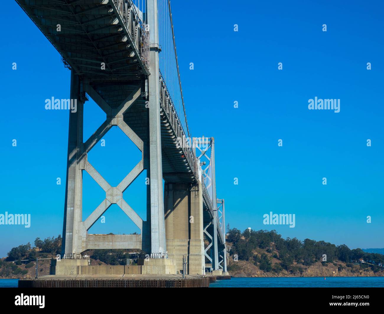 The San Francisco-Oakland Bay Bridge, also called Bay Bridge or Oakland ...