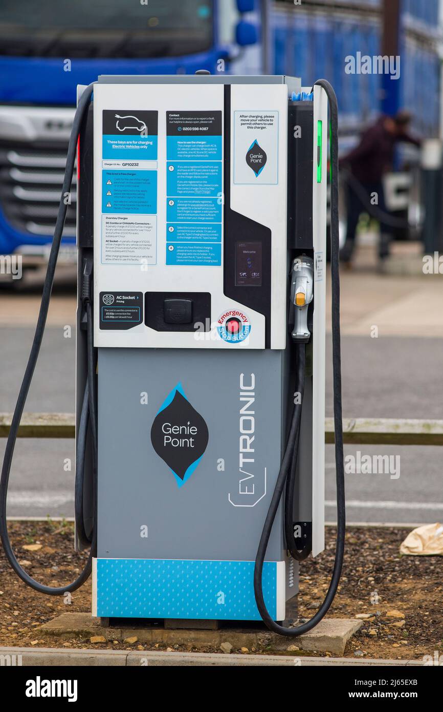 GeniePoint is a national charging network owned and run by Equans formerly Engie EV Solutions operating rapid and fast EV charge points in England Scotland and Wales. The network is supermarket chain