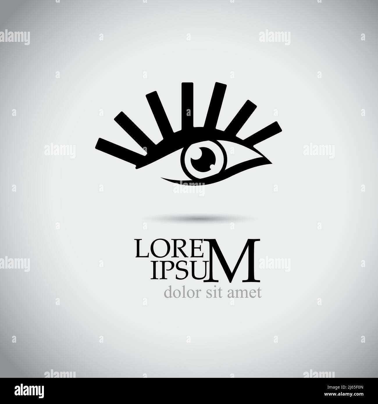 Creative Eye Concept Logo Design Template . Vector illustration Stock ...