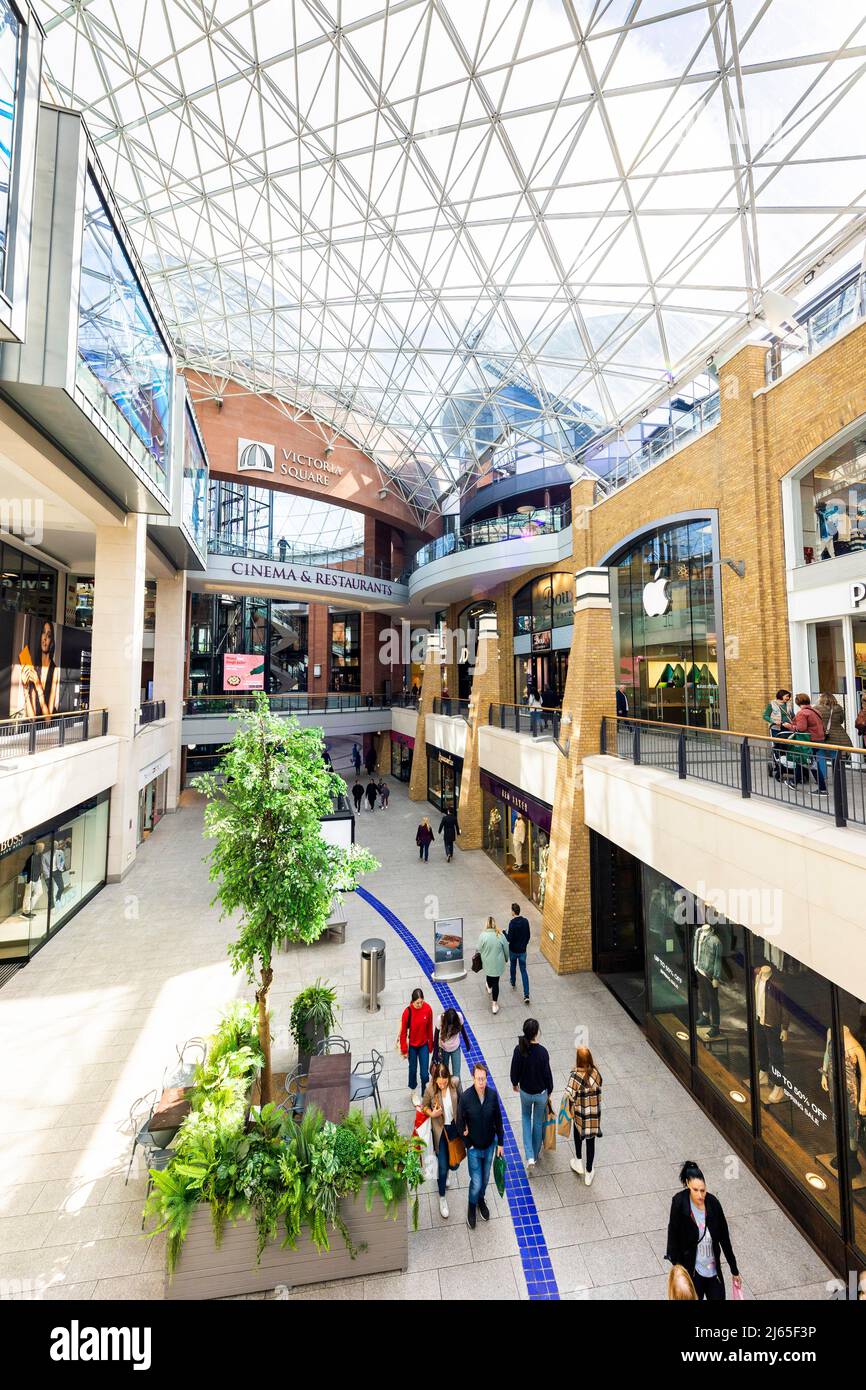 Belfast's Victoria Square Shopping Centre Stock Photo