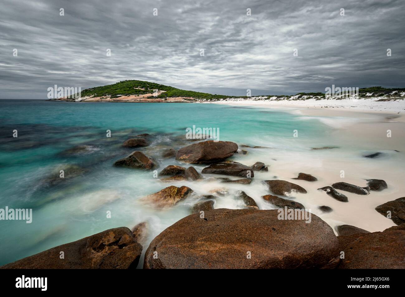 A touch of paradise at Little Tagon Bay in Cape Arid National Park. Stock Photo