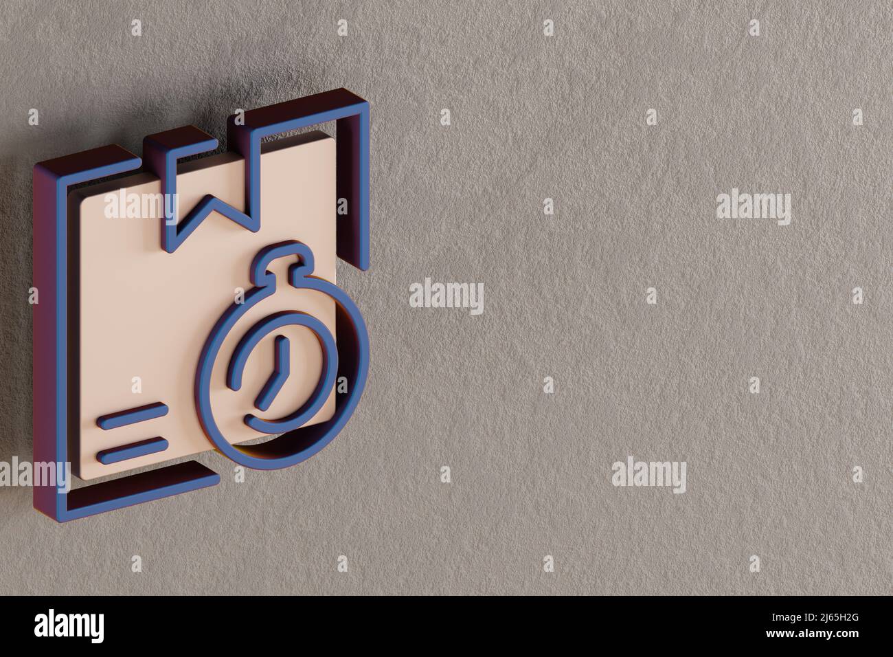 Beautiful abstract illustrations Blue and Golden Delivery Timer symbol ...
