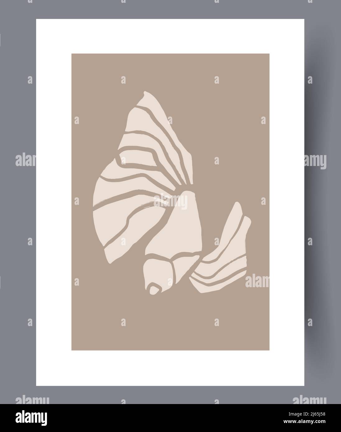 Printable wall art vector poster set vector. Stock Vector