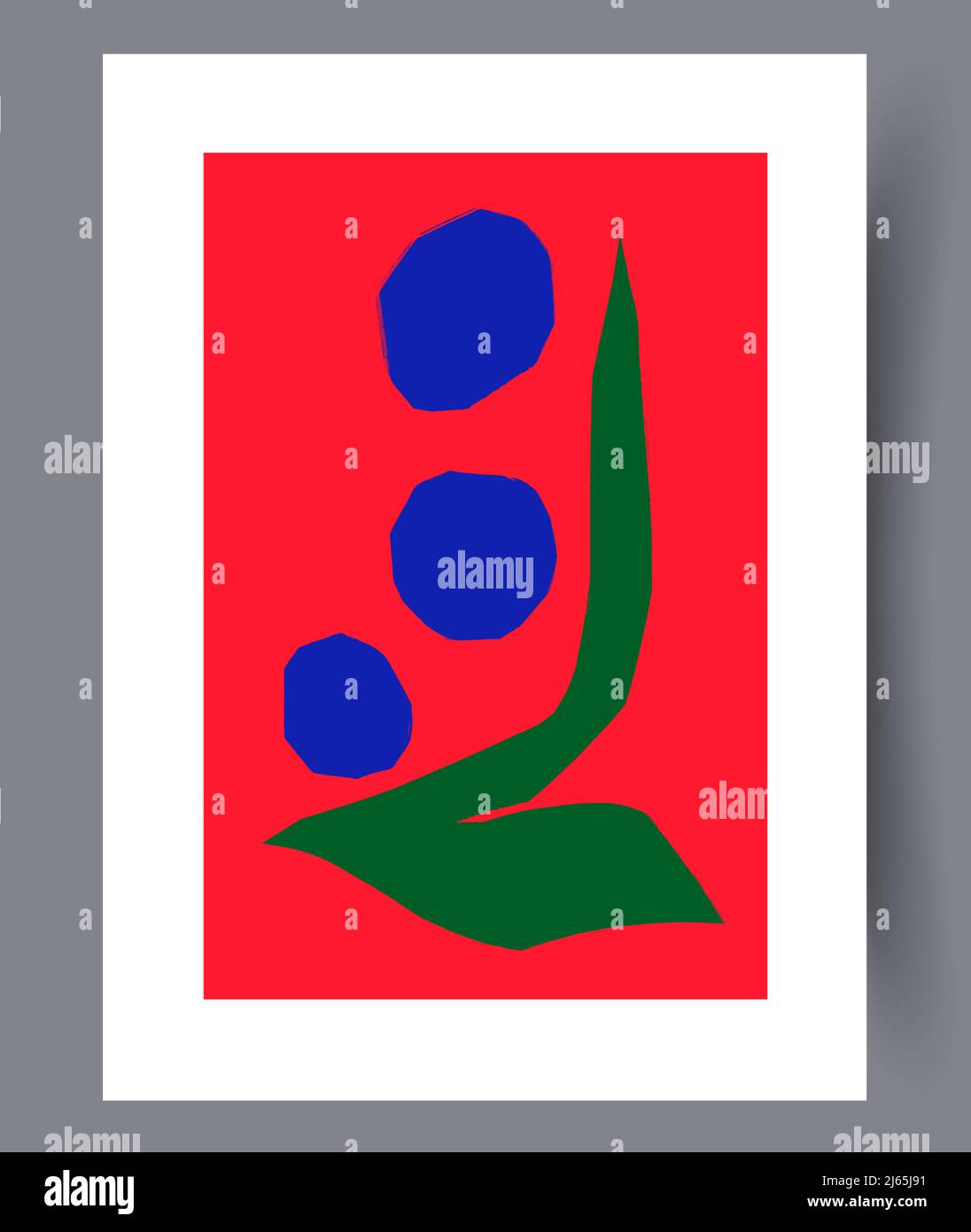 Printable wall art vector poster set vector. Stock Vector