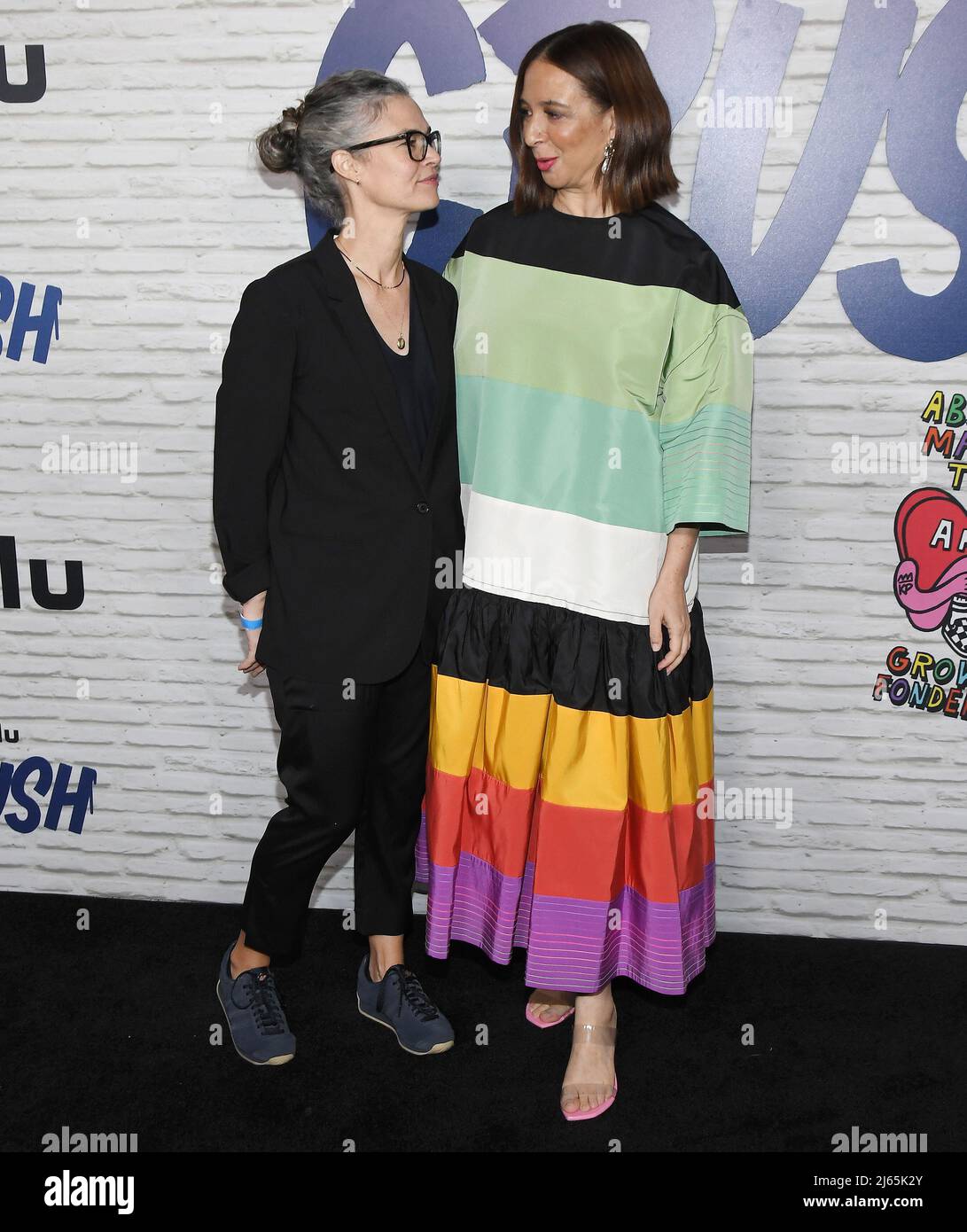Los Angeles, USA. 27th Apr, 2022. (LR) Danielle Renfrew Behrens and