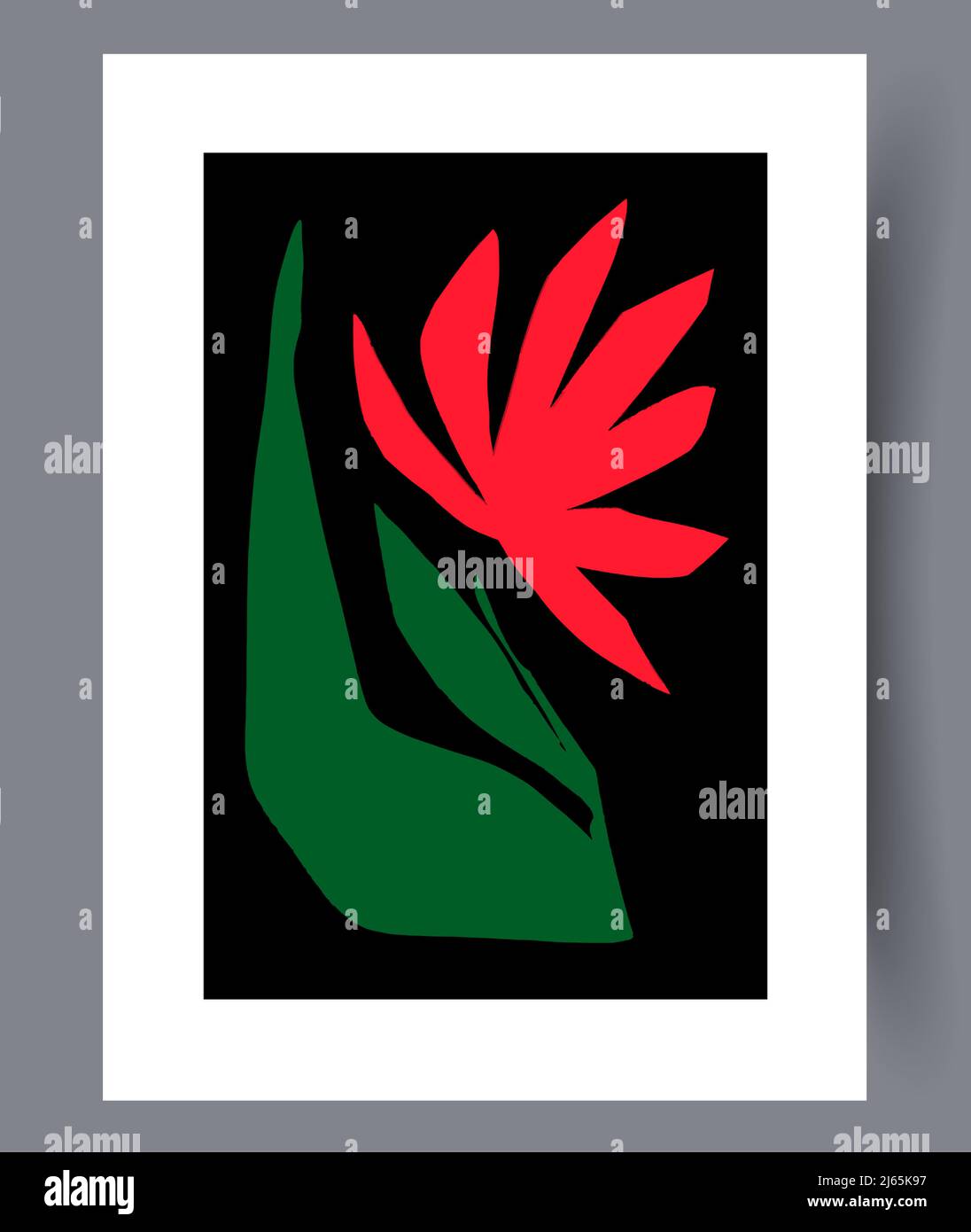 Printable wall art vector poster set vector. Stock Vector