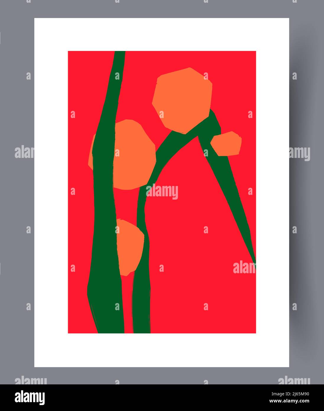 Printable wall art vector poster set vector. Stock Vector