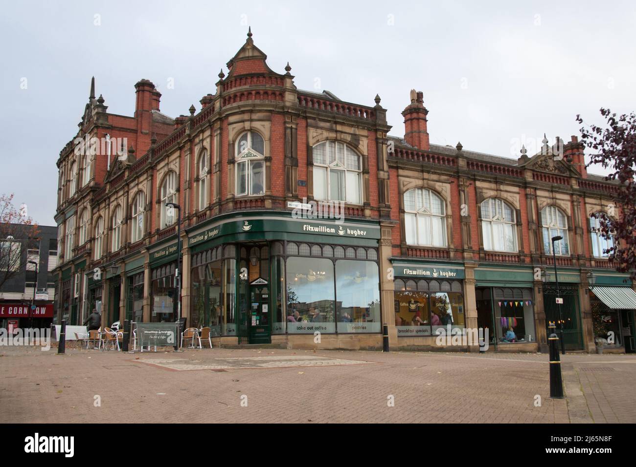 Views of Rotherham town centre in South Yorkshire in the UK Stock Photo
