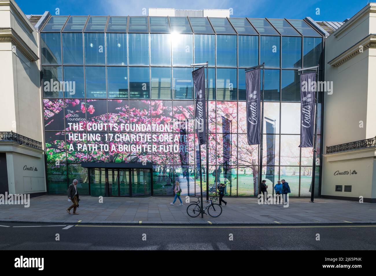 Coutts Bank on Strand, London, England, UK Stock Photo