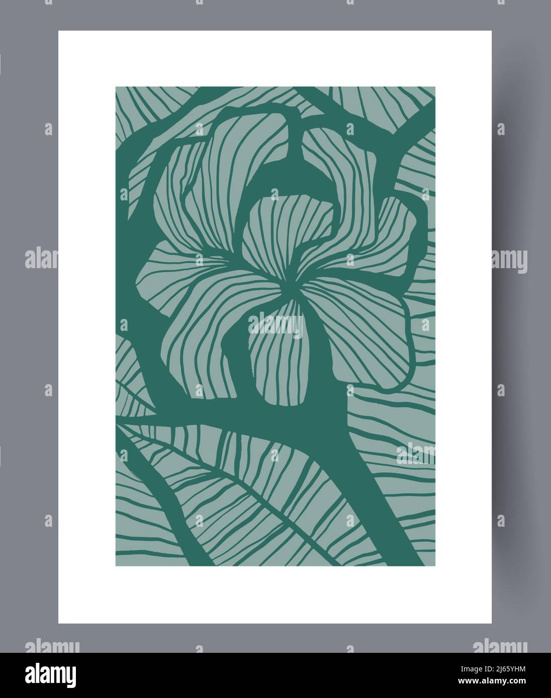 Printable wall art vector poster set vector Stock Vector Image & Art