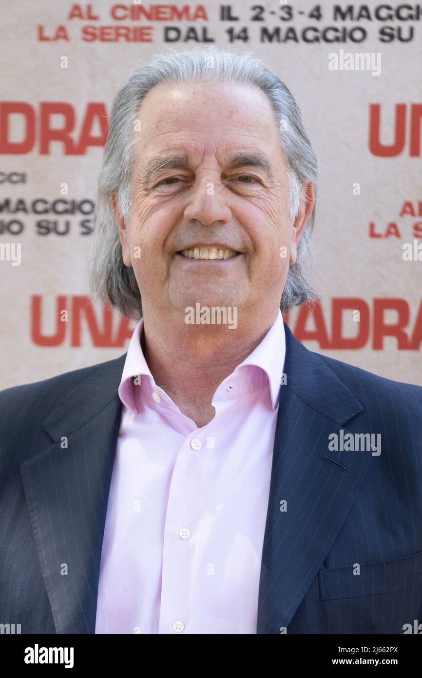 Rome, Italy, April 28, 2022 Ex Tennis champion Paolo Bertolucci