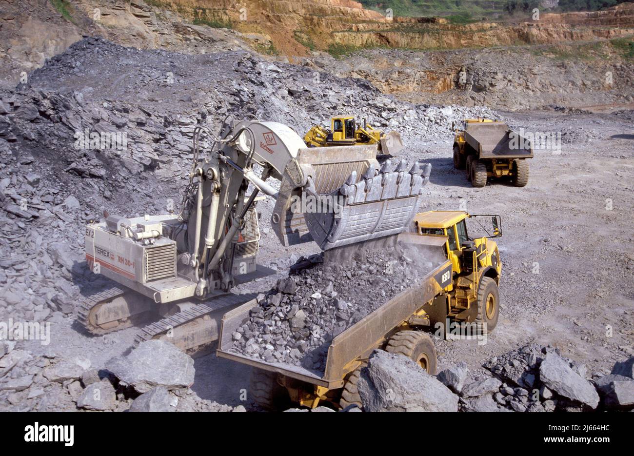 Ghana, Tarkwa; Manganese mining site Stock Photo Alamy