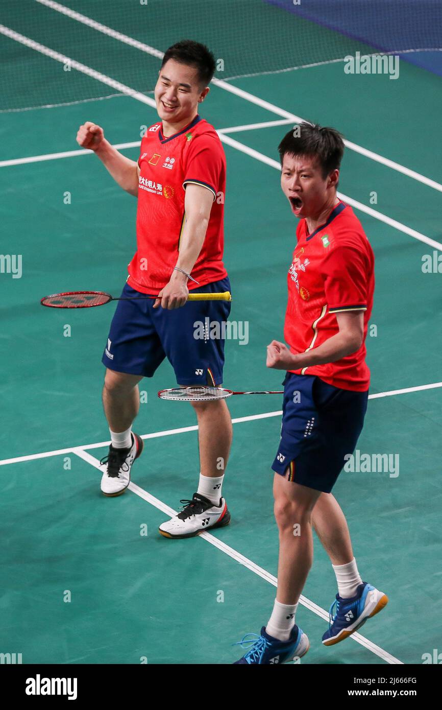 Mens doubles badminton match hi-res stock photography and images - Page 5 