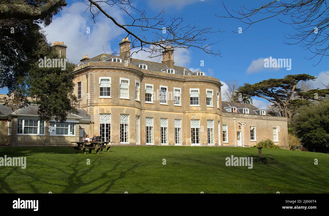 Rear Of Late Grade 2 Listed Upton House Set In Upton Country