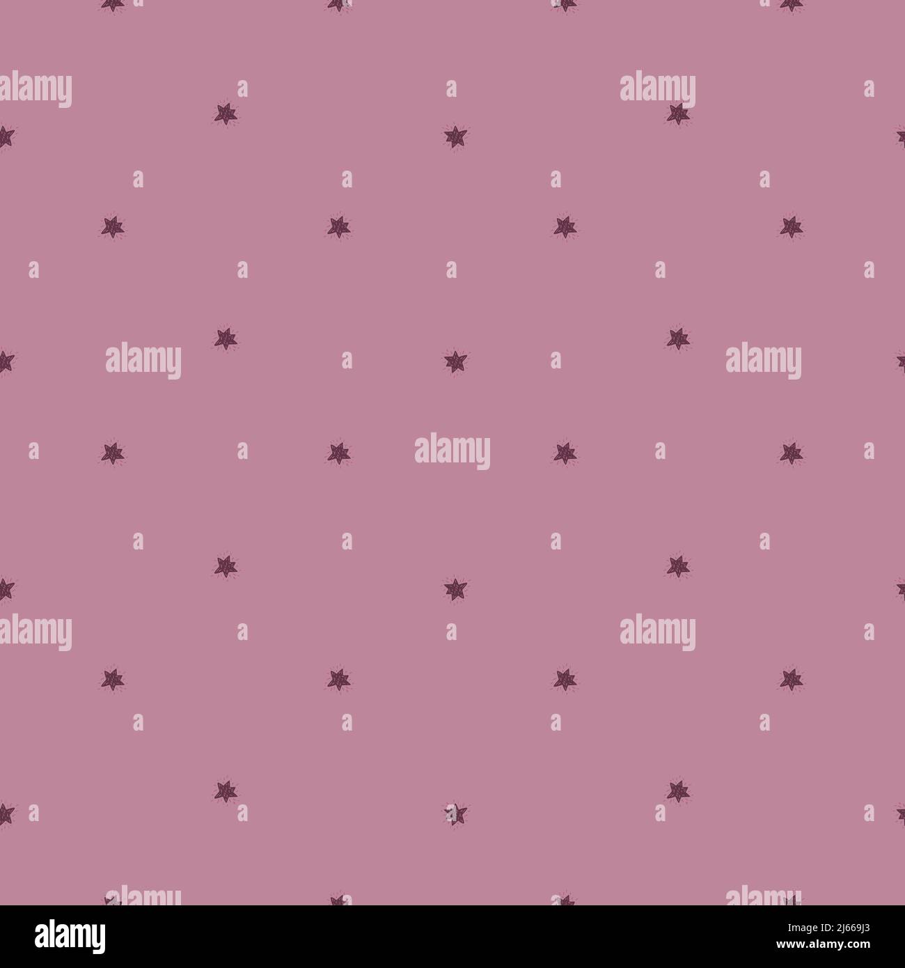 Stars seamless pattern. Cute festive background. Repeated texture in ...