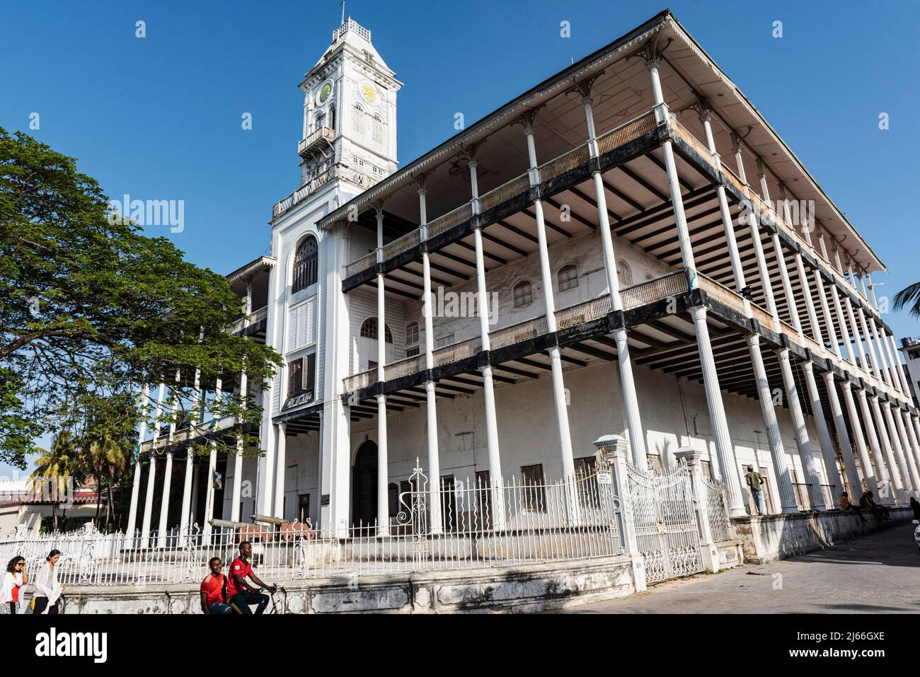 House of Wonders, Museum, Stone Town, Altstadt, Unguja, Sansibar, Tansania, UNESCO Weltkulturerbe Stock Photo
