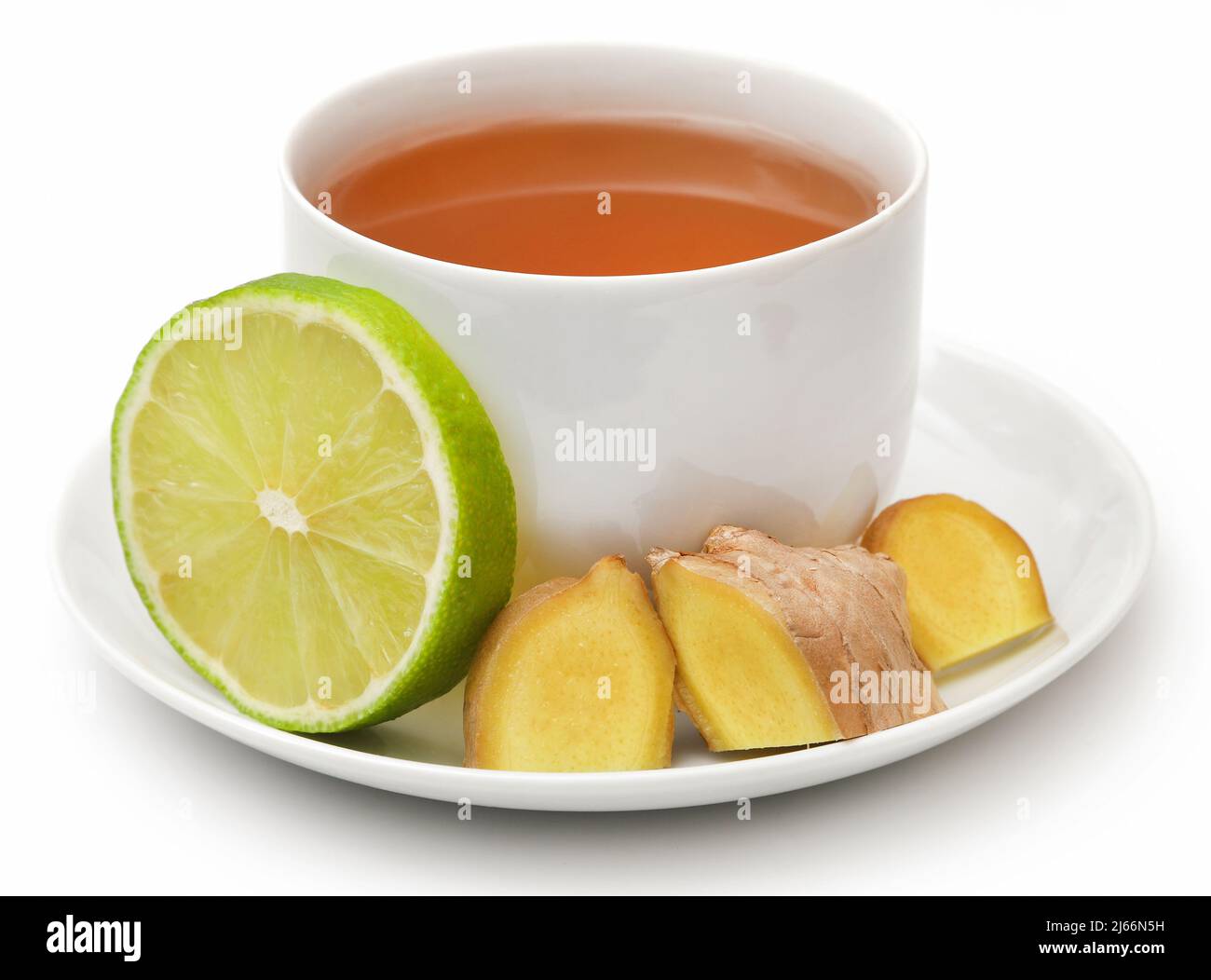 Herbal tea with different herbs and ingredient Stock Photo