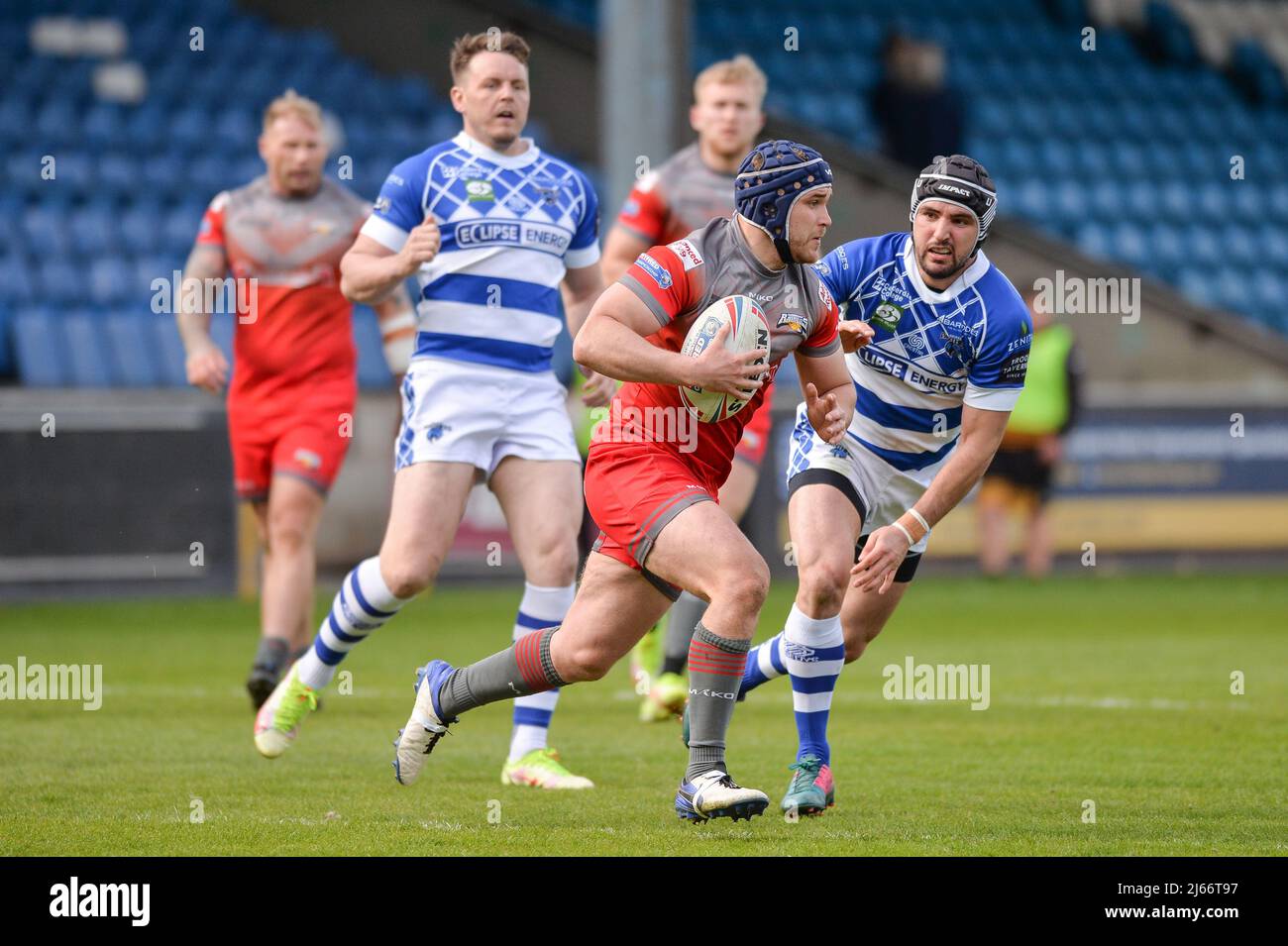 Halifax England 24th April 2022 Luke Cresswell of Barrow