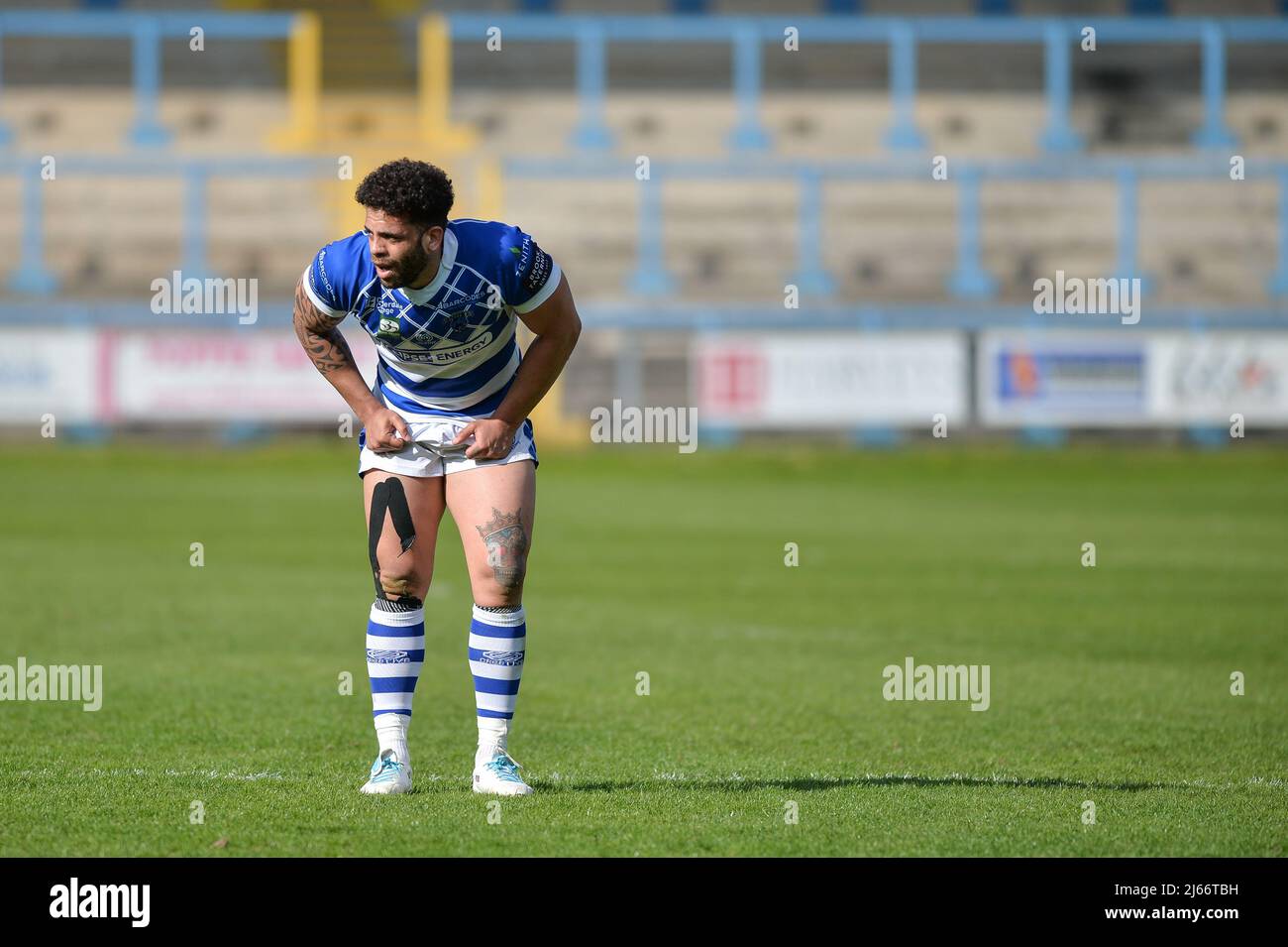 Halifax, England 24th April 2022 Kevin Larroyer of Halifax Panthers