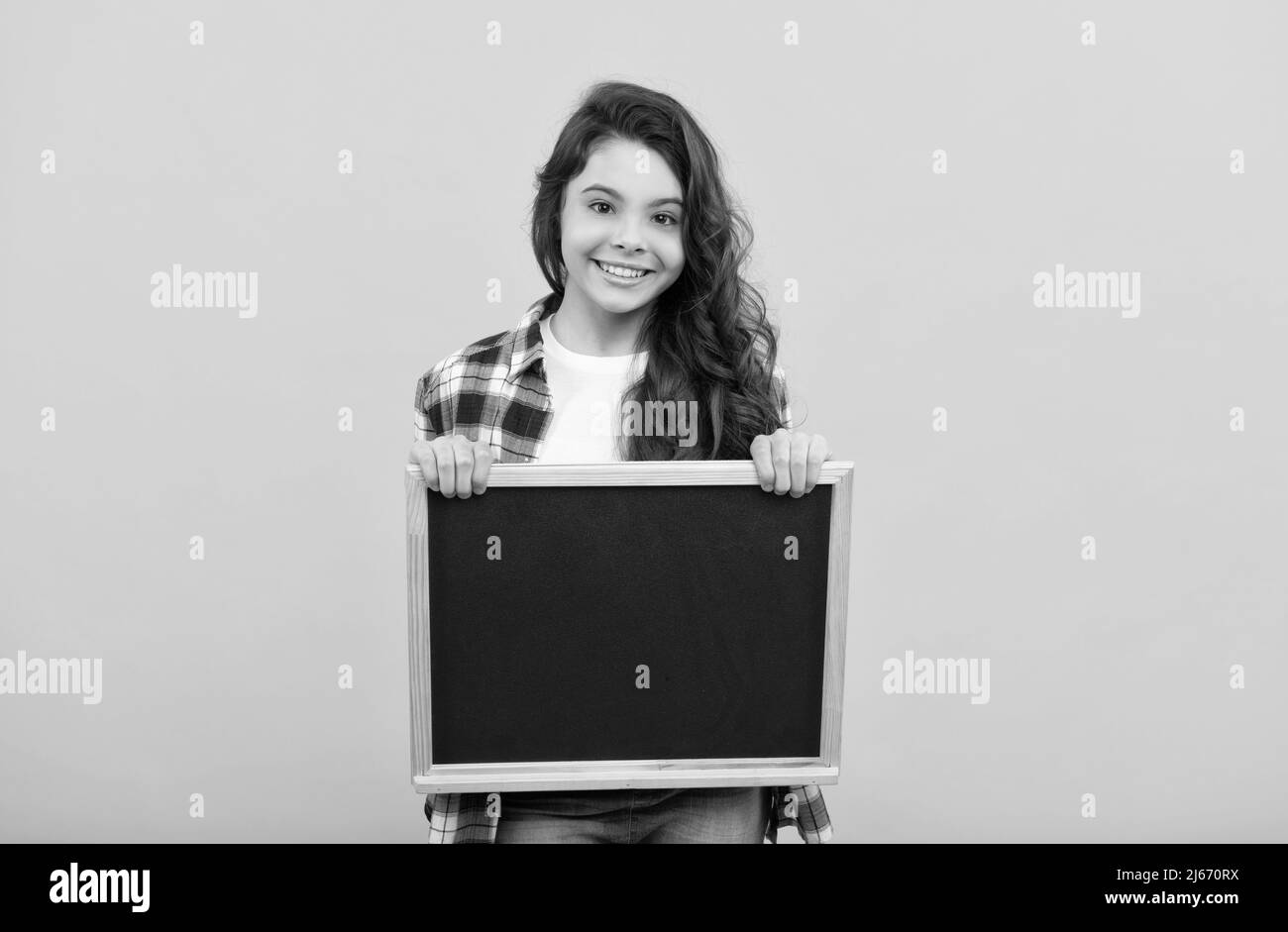 back to school. kid presenting novelty information. childhood education