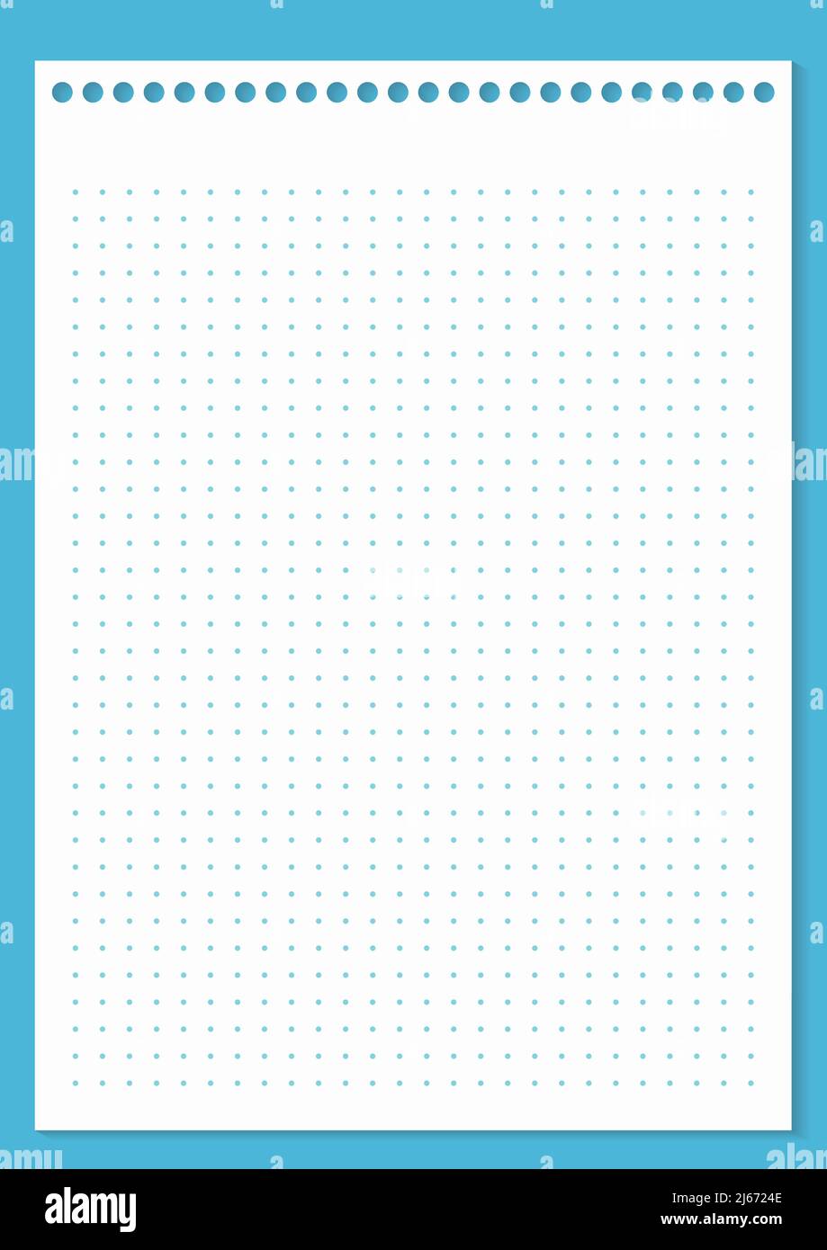 Grid paper. Dotted grid on white background. Abstract dotted ...