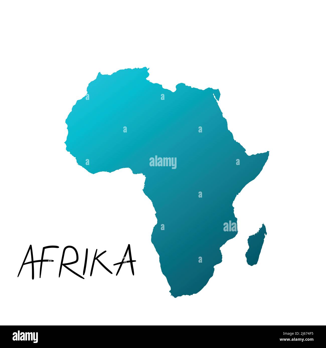 Map Of Africa Sign Silhouette World Map Globe Vector Illustration Isolated African Continent 