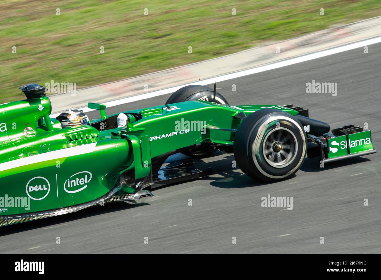 Formula 1 Hungarian Grand Prix 2014. Pictured: Kamui Kobayashi, Caterham Stock Photo