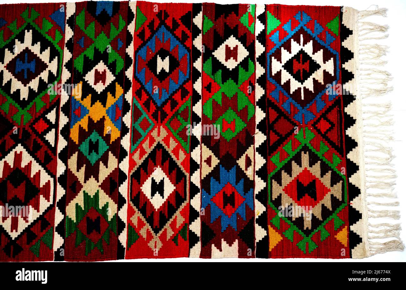 Colorful handmade turkish carpets on hi-res stock photography and ...