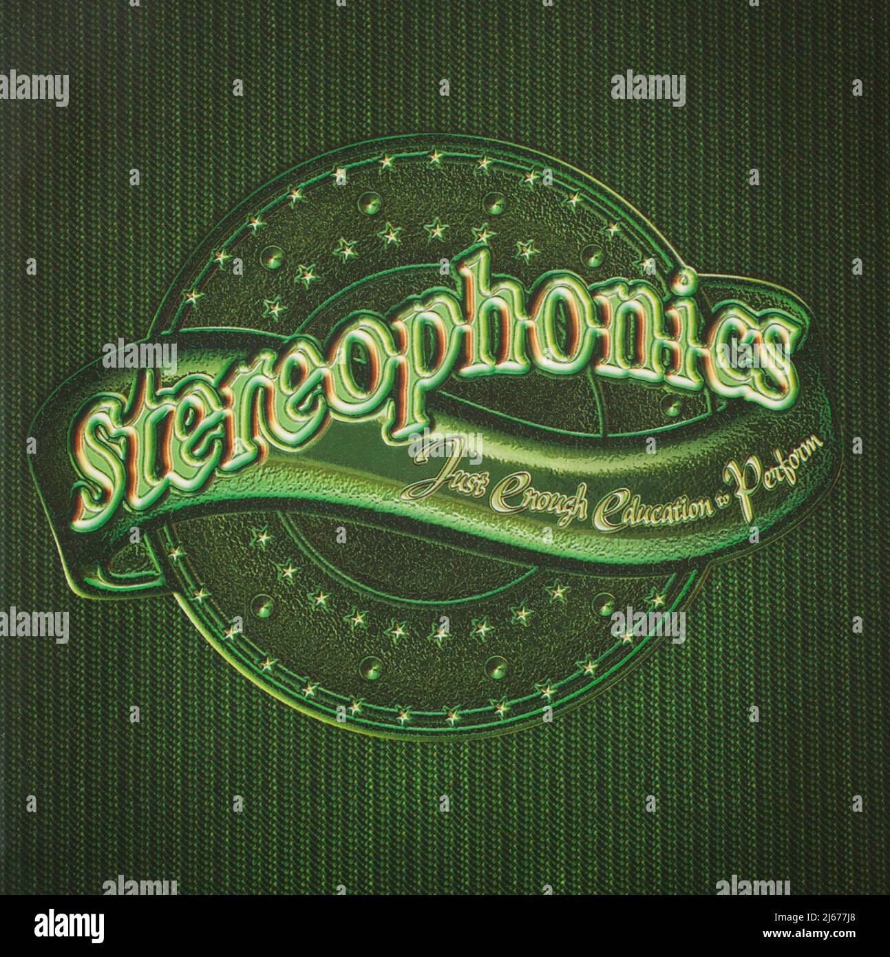 The CD album cover to Just enough education to perform by Stereophonics Stock Photo
