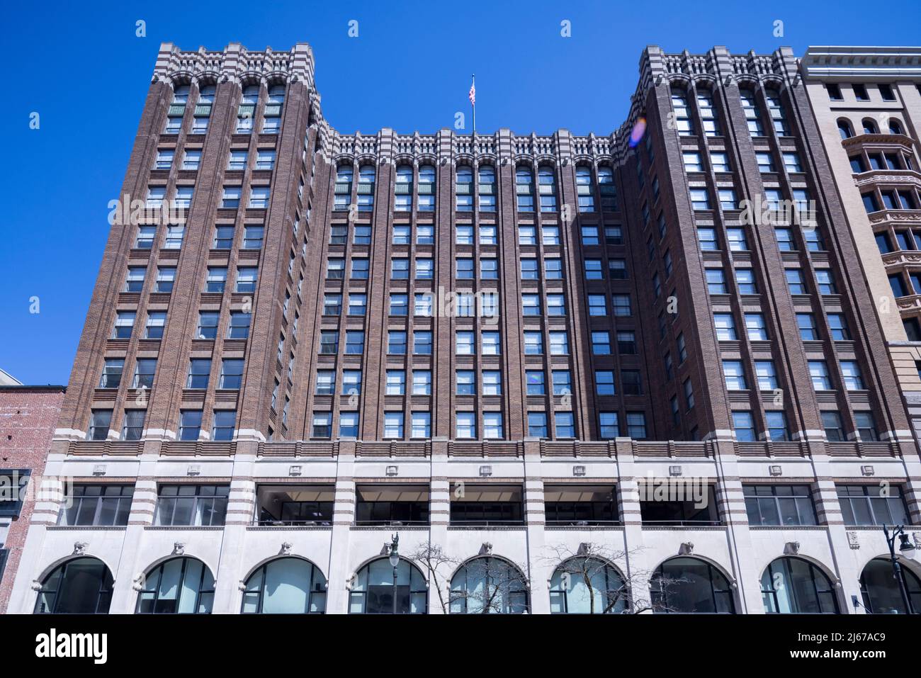 Facade of the Albert, formerly the Griswold Building, 1214 Griswold