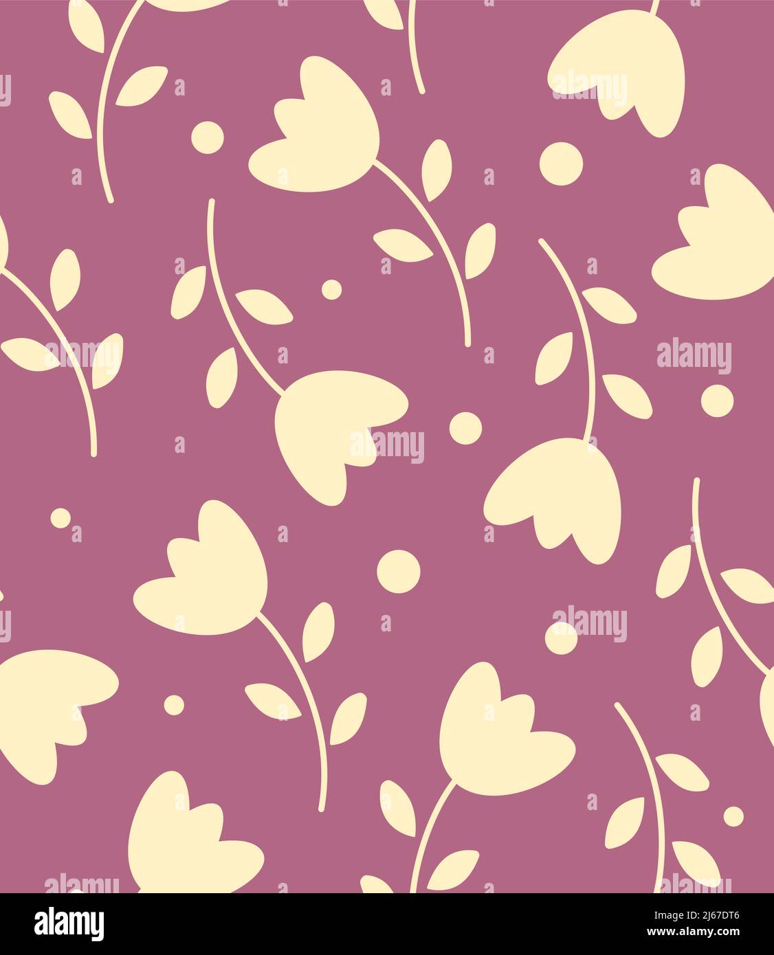 Seamless pattern in nature style Stock Vector Image & Art - Alamy