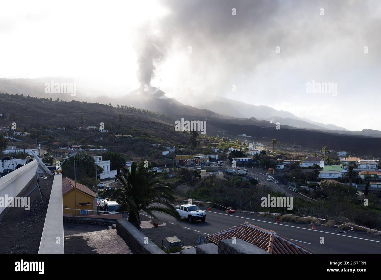 La Palma, Canary Islands November 11, 2021. Views of eruption of