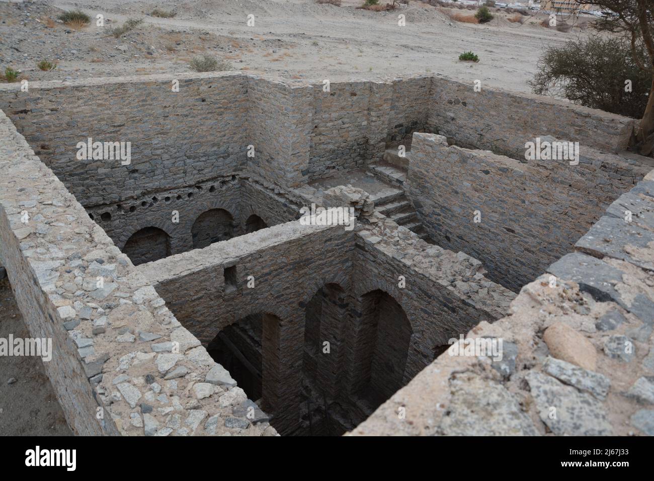 Darb Zubaidah , old Zubaidah way well Stock Photo Alamy