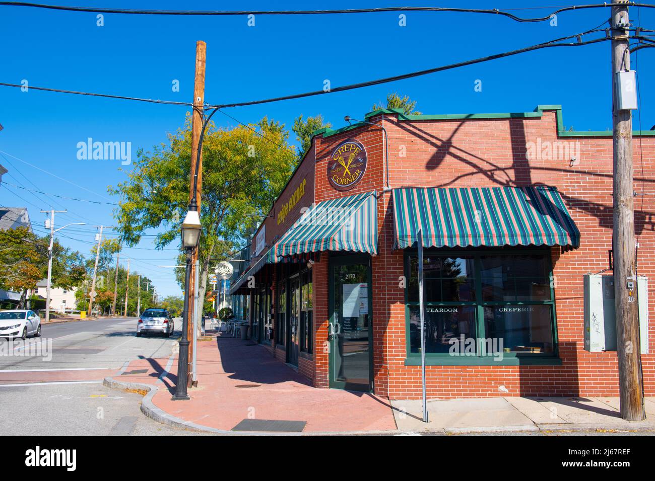 Crepe Corner in a historic commercial building at 2170 Board Street at