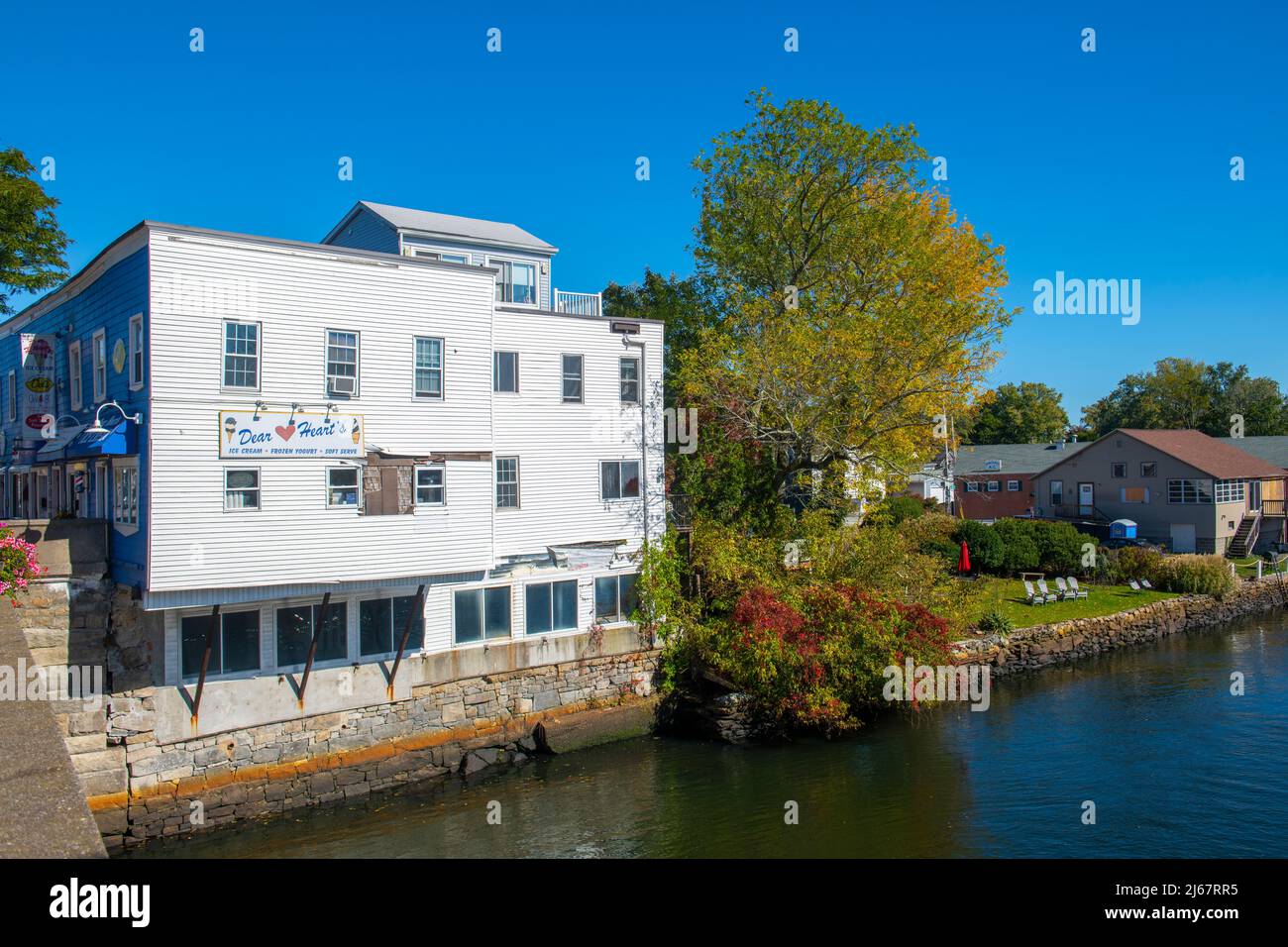 Dear Hearts Ice Cream in a historic commercial building by Pawtuxet