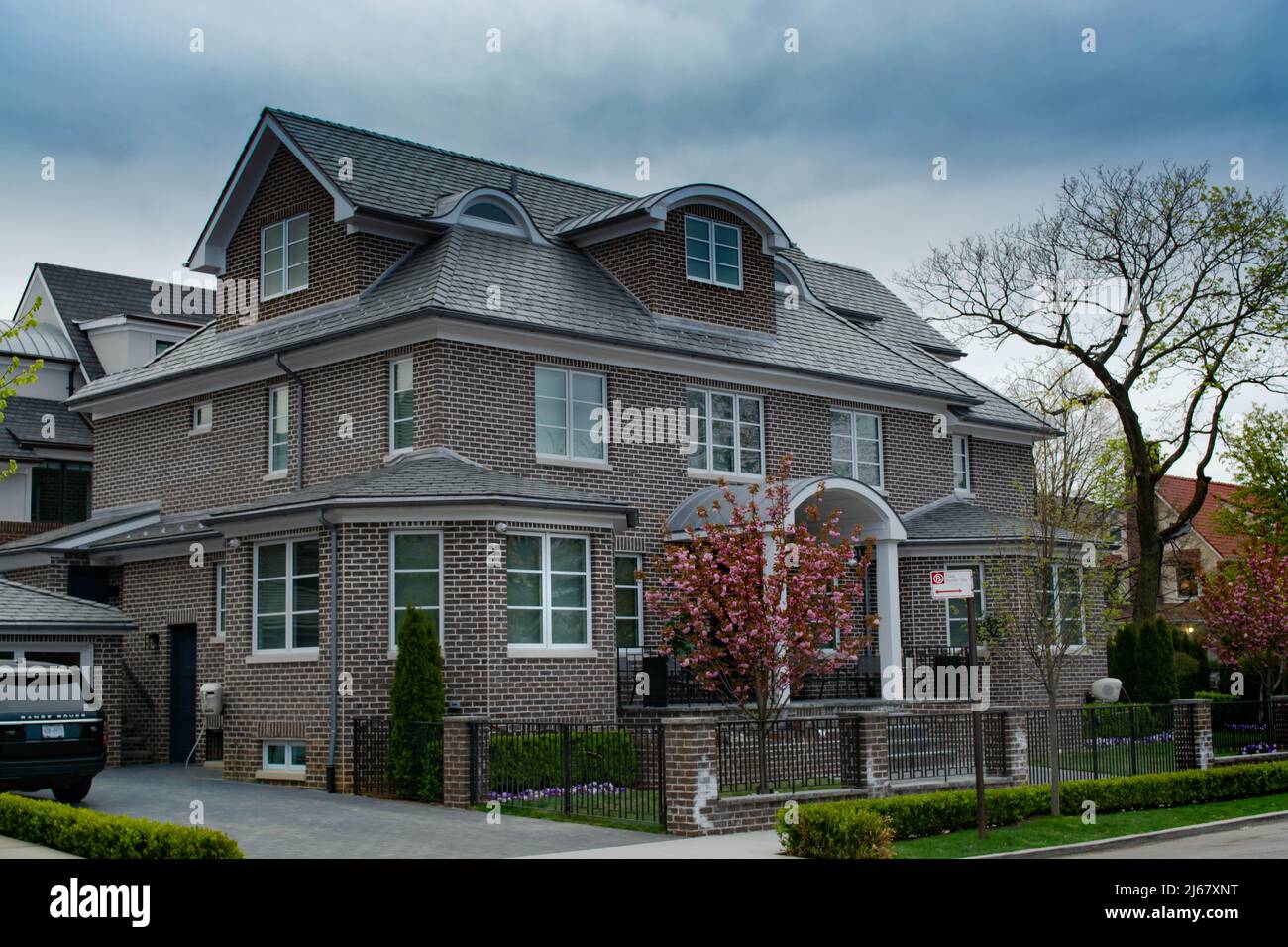 Brooklyn's Midwood area luxury expensive houses Stock Photo Alamy