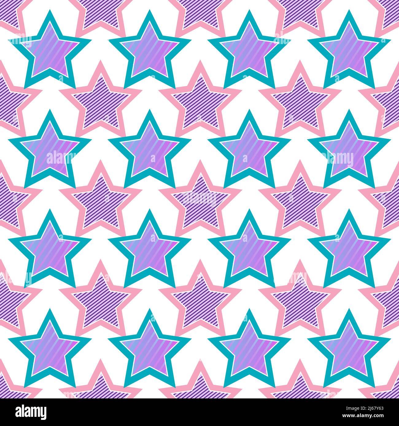 Pattern Of Large Purple And Pink Stars Vector Over White Background pattern-of-large-purple-and-pink-stars-vector-over-white-background
