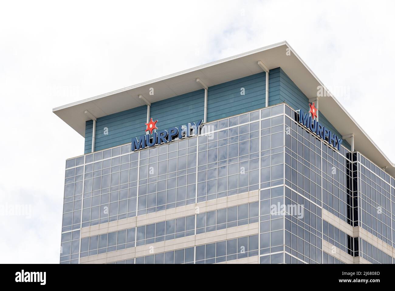 Houston, Texas, USA - March 6, 2022: Murphy  headquarters office building in Houston, Texas, USA. Stock Photo
