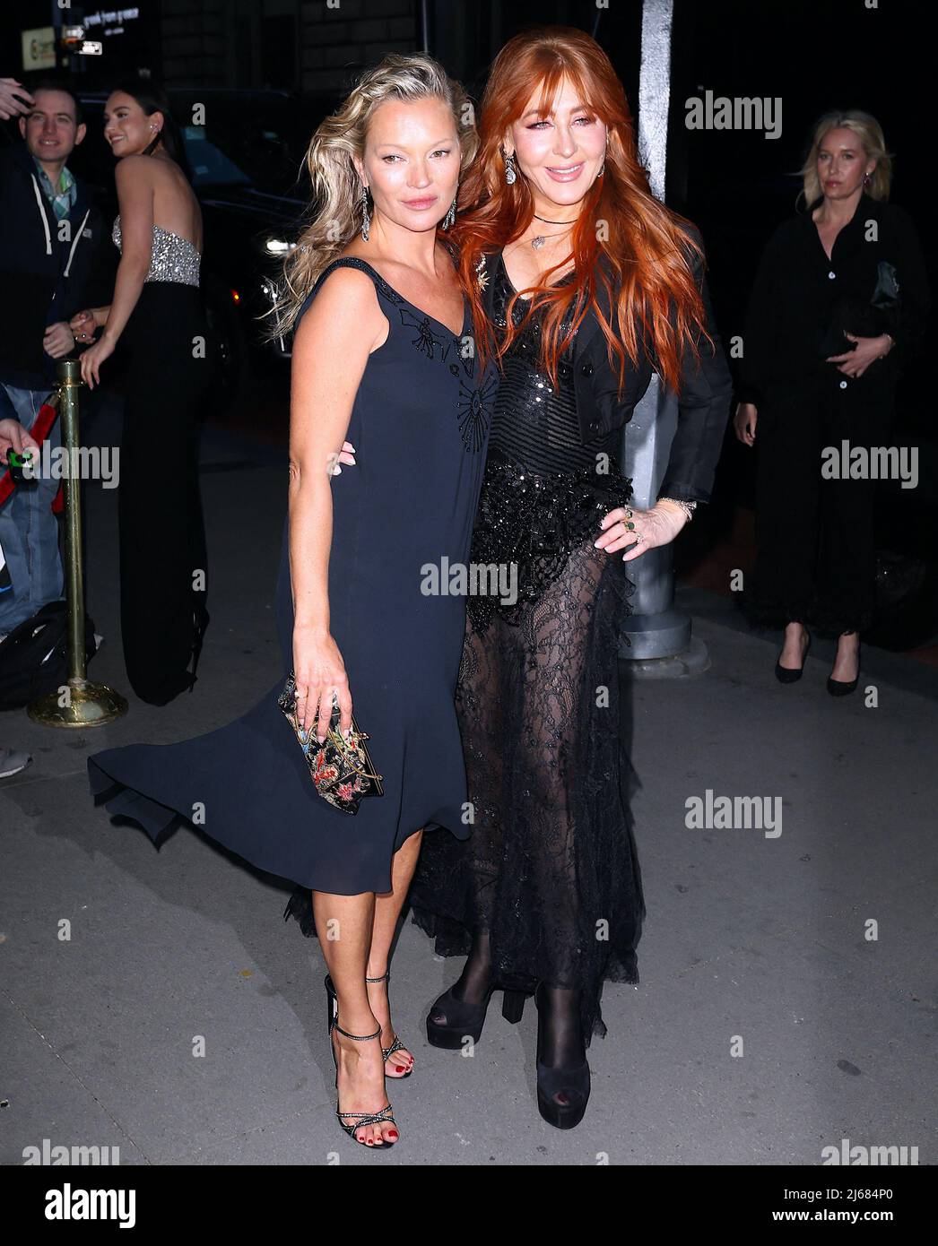 New York, USA . 28th Apr, 2022. Kate Moss with Charlotte Tilbury attend