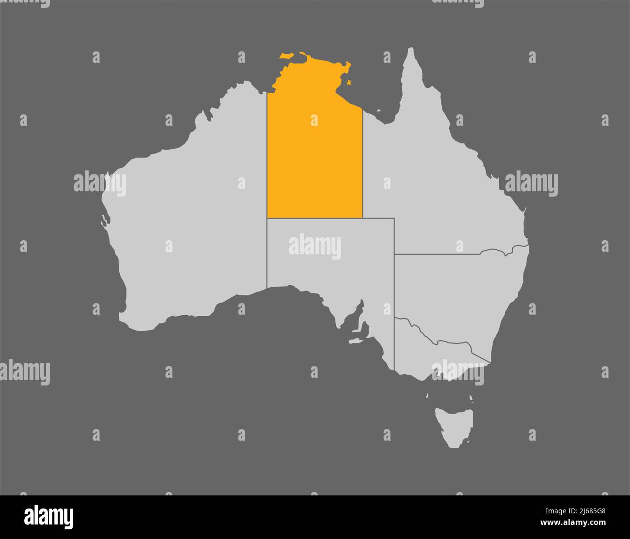 Northern territory australia maps Stock Vector Images Alamy