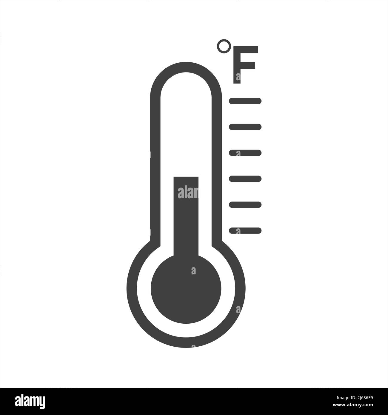 Mercury thermometer illustration Black and White Stock Photos & Images ...