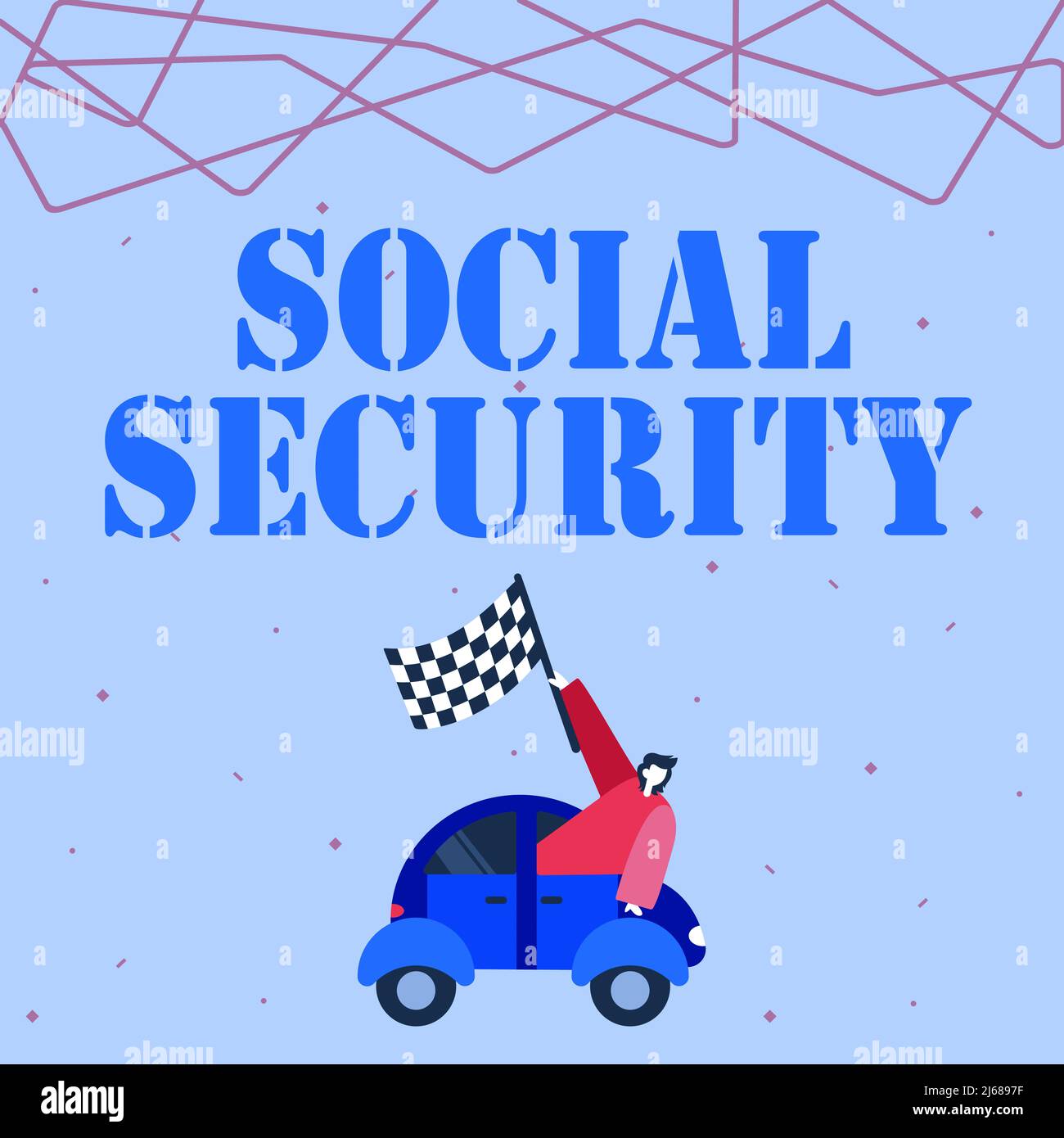 Handwriting text Social Security. Internet Concept assistance from ...