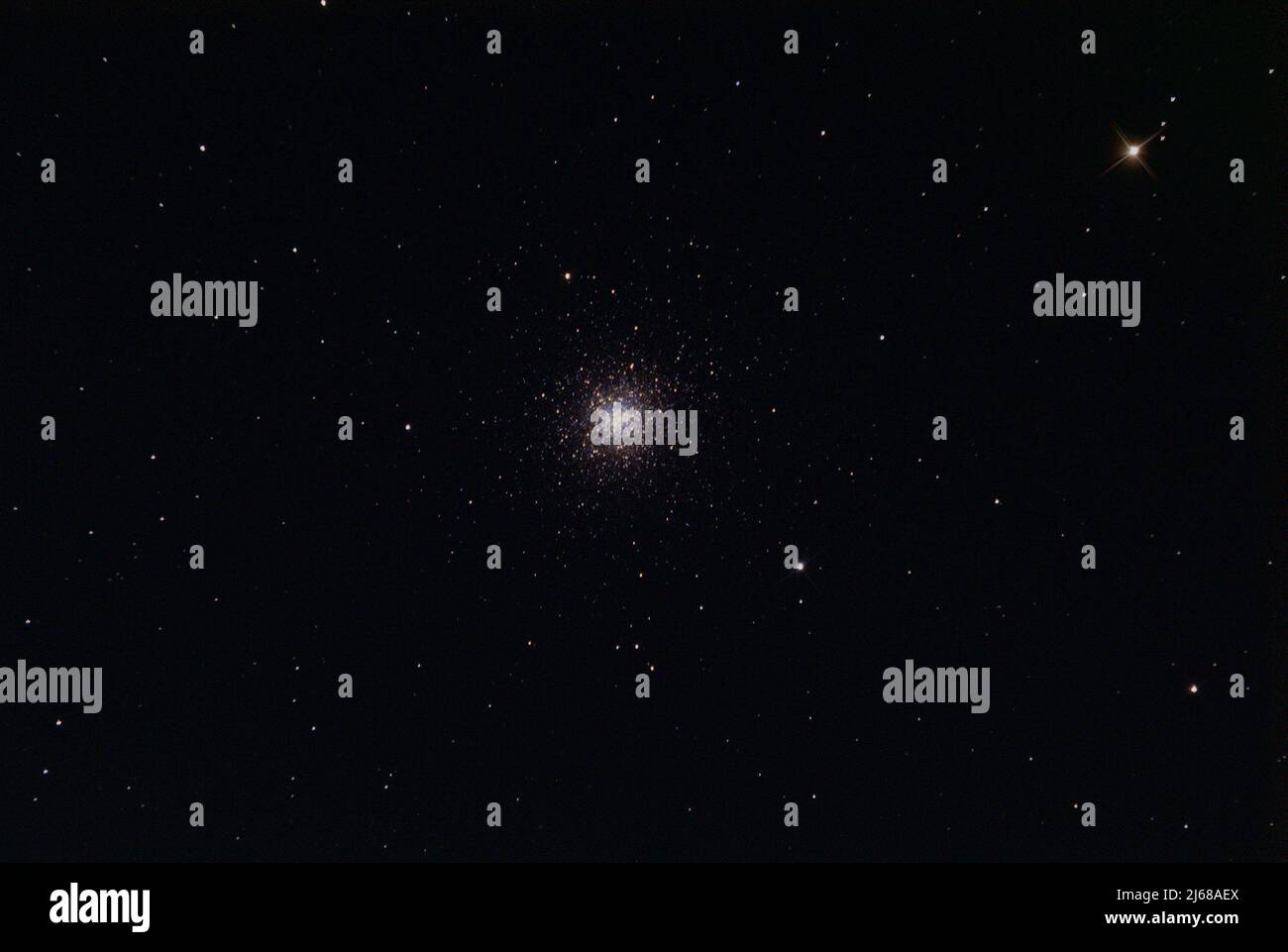 Messier 003 Globular Star Cluster Stock Photo