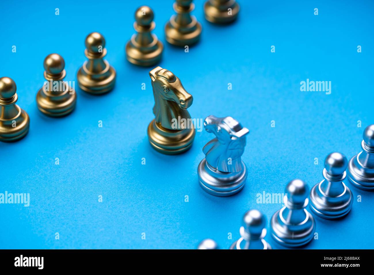 Chess Team Merger And Acquisition. Chessboard Group Acquisitions Repetition Stock Photo