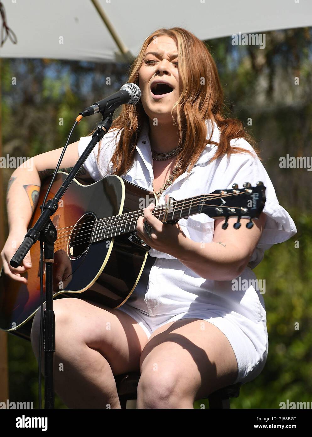 California, USA. 28th Apr, 2022. Ashland Craft performs at Live In The Vineyard Goes Country at Domaine Chandon Winery on April 27, 2022 in Yountville, California. Photo: Casey Flanigan/imageSPACE/Sipa USA Credit: Sipa USA/Alamy Live News Stock Photo