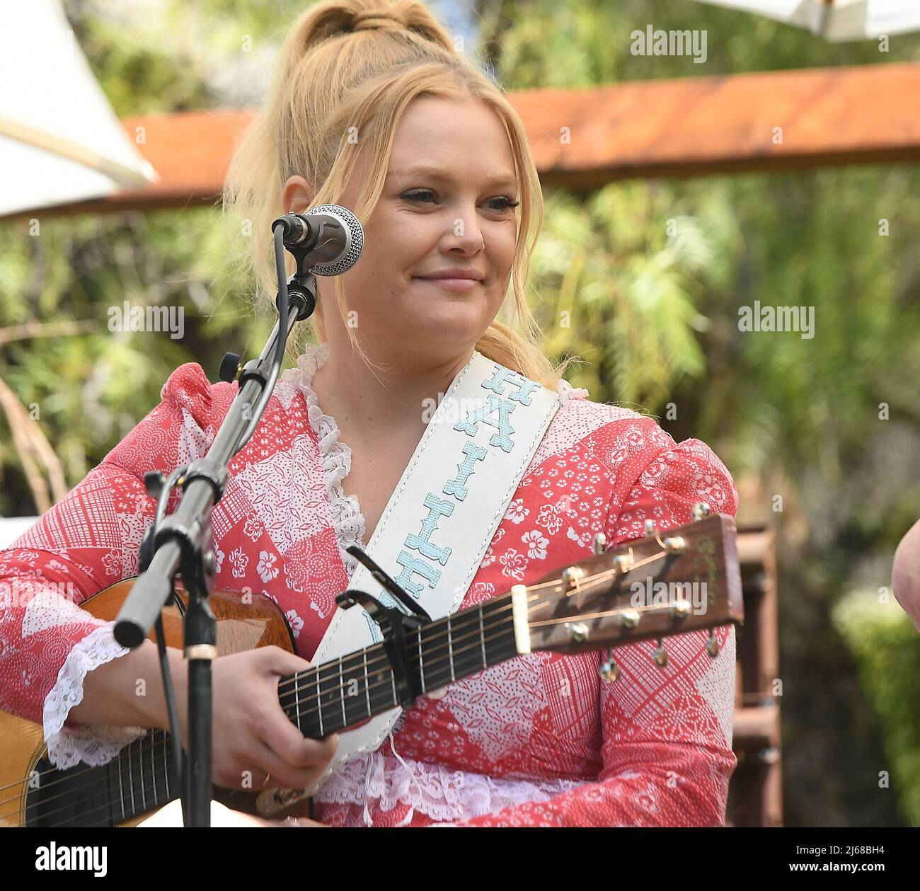 California, USA. 28th Apr, 2022. Hailey Whitters performs at Live In The Vineyard Goes Country at Domaine Chandon Winery on April 27, 2022 in Yountville, California. Photo: Casey Flanigan/imageSPACE/Sipa USA Credit: Sipa USA/Alamy Live News Stock Photo