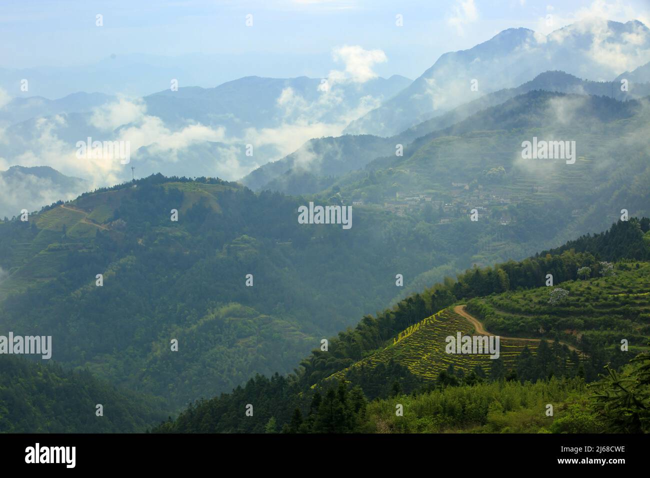 SongYang four seas of clouds Stock Photo