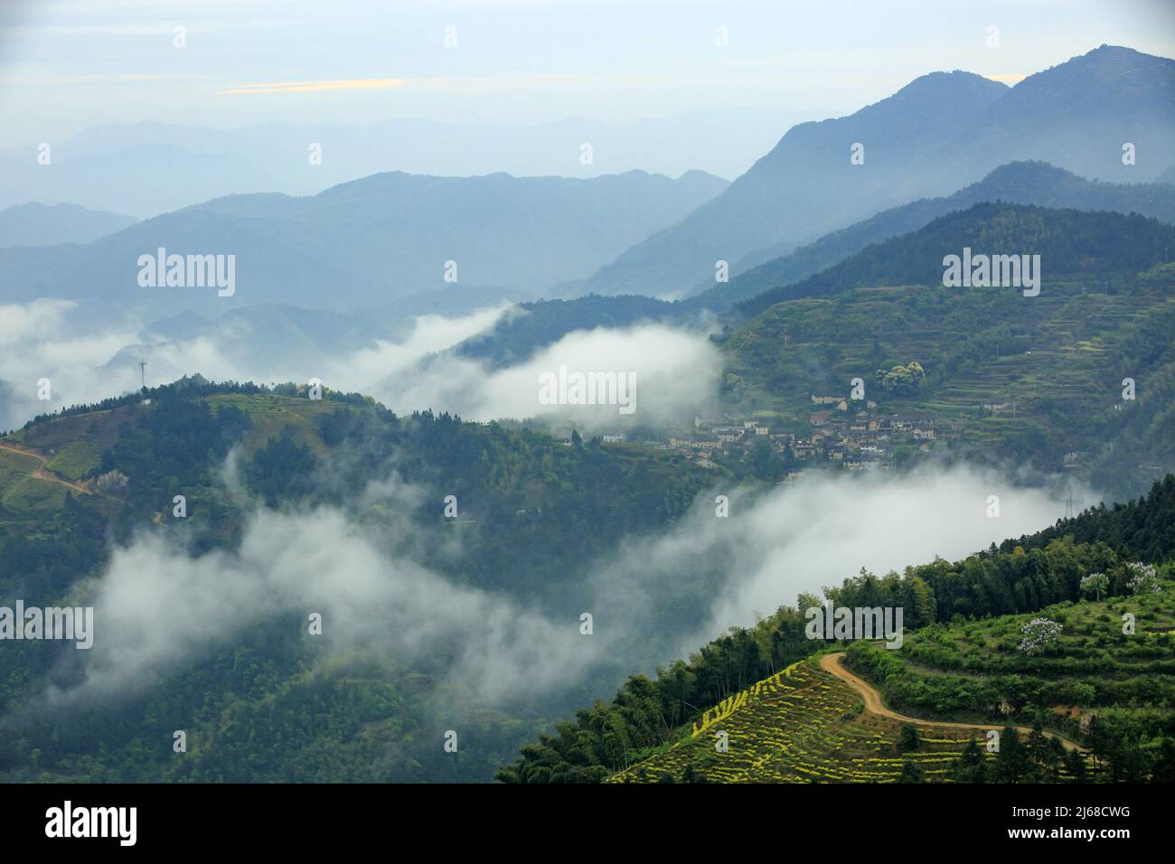SongYang four seas of clouds Stock Photo